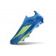 adidas F50+ Laceless Elite FG MESSI Equipe Bleu Royal Jaune Solaire