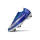 Nike Zoom Mercurial Vapor 16 Elite SG Bleu Rapide Blanc