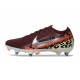 Nike Zoom Mercurial Vapor 16 Elite SG United - Bordeaux Argent Métallisé Rouge Fossile