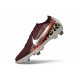Nike Zoom Mercurial Vapor 16 Elite SG United - Bordeaux Argent Métallisé Rouge Fossile