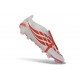 Chaussures adidas Predator 26 Elite FT FG Blanc Rouge Noir