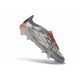 adidas Predator 26 Elite FT FG Fer Mét. Blanc Ftwr Rouge Lucide