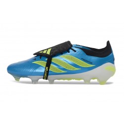Chaussures adidas Predator 26 Elite FT FG Bleu Ray Team Jaune Solaire
