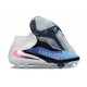 Chaussure Nike Phantom 6 Haute Elite FG Bleu Rapide Rose Explosif Blanc