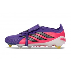 Chaussures adidas Predator 26 Elite FT FG Violet Rose