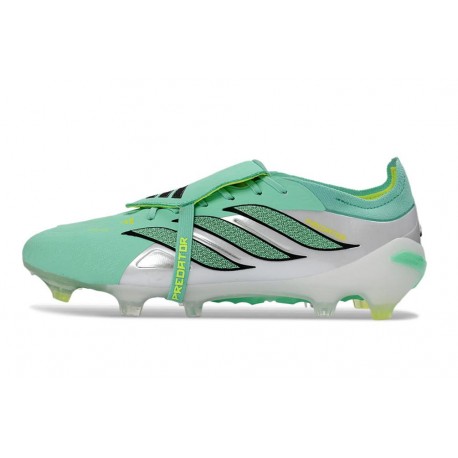 Chaussures adidas Predator 26 Elite FT FG Vert Argent