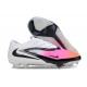 Chaussure de Foot Nike Phantom 6 L Elite FG Blanc Rose Noir