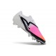Chaussure de Foot Nike Phantom 6 L Elite FG Blanc Rose Noir