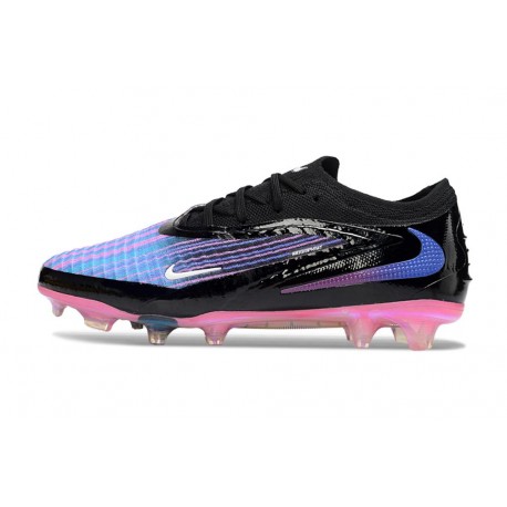 Chaussure de Foot Nike Phantom 6 L Elite FG Bleu Noir