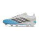 Crampons Nouveaux adidas Predator Elite L FG Blanc Bleu Noir