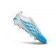 Crampons Nouveaux adidas Predator Elite L FG Blanc Bleu Noir