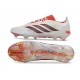 Crampons Nouveaux adidas Predator Elite L FG Blanc Rouge Noir