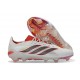 Crampons Nouveaux adidas Predator Elite L FG Blanc Rouge Noir
