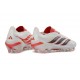 Crampons Nouveaux adidas Predator Elite L FG Blanc Rouge Noir