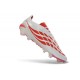 Crampons Nouveaux adidas Predator Elite L FG Blanc Rouge Noir
