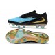 Chaussure de Foot Nike Phantom 6 L Elite FG Bleu Or Noir