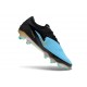 Chaussure de Foot Nike Phantom 6 L Elite FG Bleu Or Noir