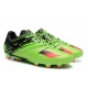 Chaussures foot - Adidas Messi 15.1 FG Vert Noir Rouge