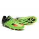 Chaussures foot - Adidas Messi 15.1 FG Vert Noir Rouge