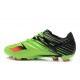 Chaussures foot - Adidas Messi 15.1 FG Vert Noir Rouge