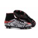 Hommes Chaussures Nike HyperVenom Phantom 2 FG Noir Rouge Blanc