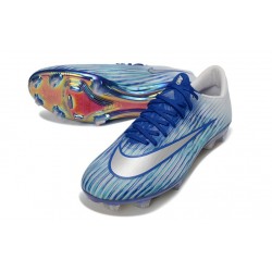 Nike Mercurial Vapor XVII Elite FG Neuf Bleu Argent