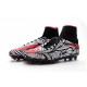 Hommes Chaussures Nike HyperVenom Phantom 2 FG Noir Rouge Blanc