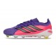 Crampons Nouveaux adidas Predator Elite L FG Violet Rose Noir