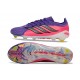 Crampons Nouveaux adidas Predator Elite L FG Violet Rose Noir