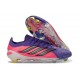 Crampons Nouveaux adidas Predator Elite L FG Violet Rose Noir