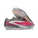 Chaussure de Foot Nike Phantom 6 L Elite FG Rose Argent Gris