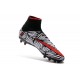 Hommes Chaussures Nike HyperVenom Phantom 2 FG Noir Rouge Blanc