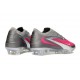 Chaussure de Foot Nike Phantom 6 L Elite FG Rose Argent Gris