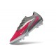 Chaussure de Foot Nike Phantom 6 L Elite FG Rose Argent Gris