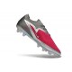 Chaussure de Foot Nike Phantom 6 L Elite FG Rose Argent Gris