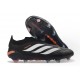 Chaussures de Football adidas Predator Elite L FG Noir Blanc Orange