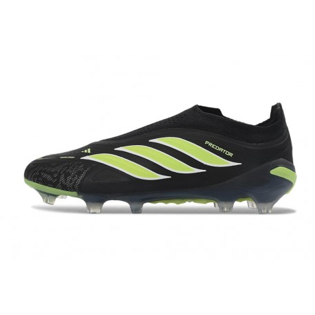 Chaussures de Football adidas Predator Elite L FG Noir Jaune