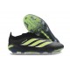 Chaussures de Football adidas Predator Elite L FG Noir Jaune