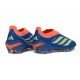 Chaussures de Football adidas Predator Elite L FG Bleu Jaune Orange