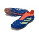 Chaussures de Football adidas Predator Elite L FG Bleu Jaune Orange