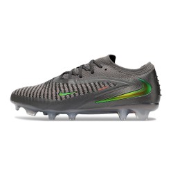Chaussure de Foot Nike Phantom 6 L Elite FG Gris Vert