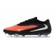 Chaussure de Foot Nike Phantom 6 L Elite FG Rouge Noir Argent