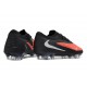 Chaussure de Foot Nike Phantom 6 L Elite FG Rouge Noir Argent