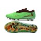 Chaussure de Foot Nike Phantom 6 L Elite FG Vert Or