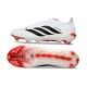Chaussures de Football adidas Predator Elite LL FG Blanc Noir Rouge