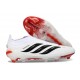 Chaussures de Football adidas Predator Elite LL FG Blanc Noir Rouge