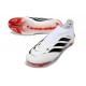 Chaussures de Football adidas Predator Elite LL FG Blanc Noir Rouge