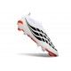 Chaussures de Football adidas Predator Elite LL FG Blanc Noir Rouge