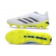 Chaussures de Football adidas Predator Elite LL FG Blanc Bleu Jaune