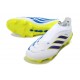 Chaussures de Football adidas Predator Elite LL FG Blanc Bleu Jaune